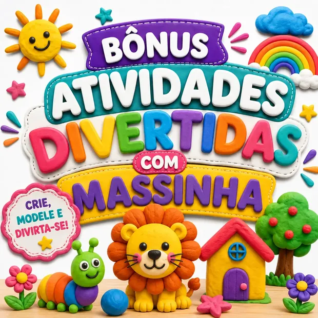 Bônus atividades divertidas com massinha